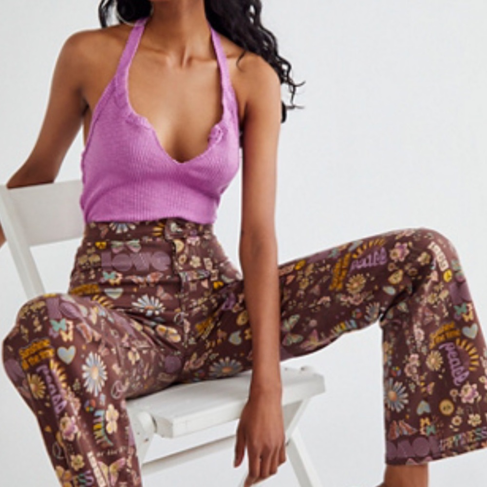 Free People Beach Boy Halter Top